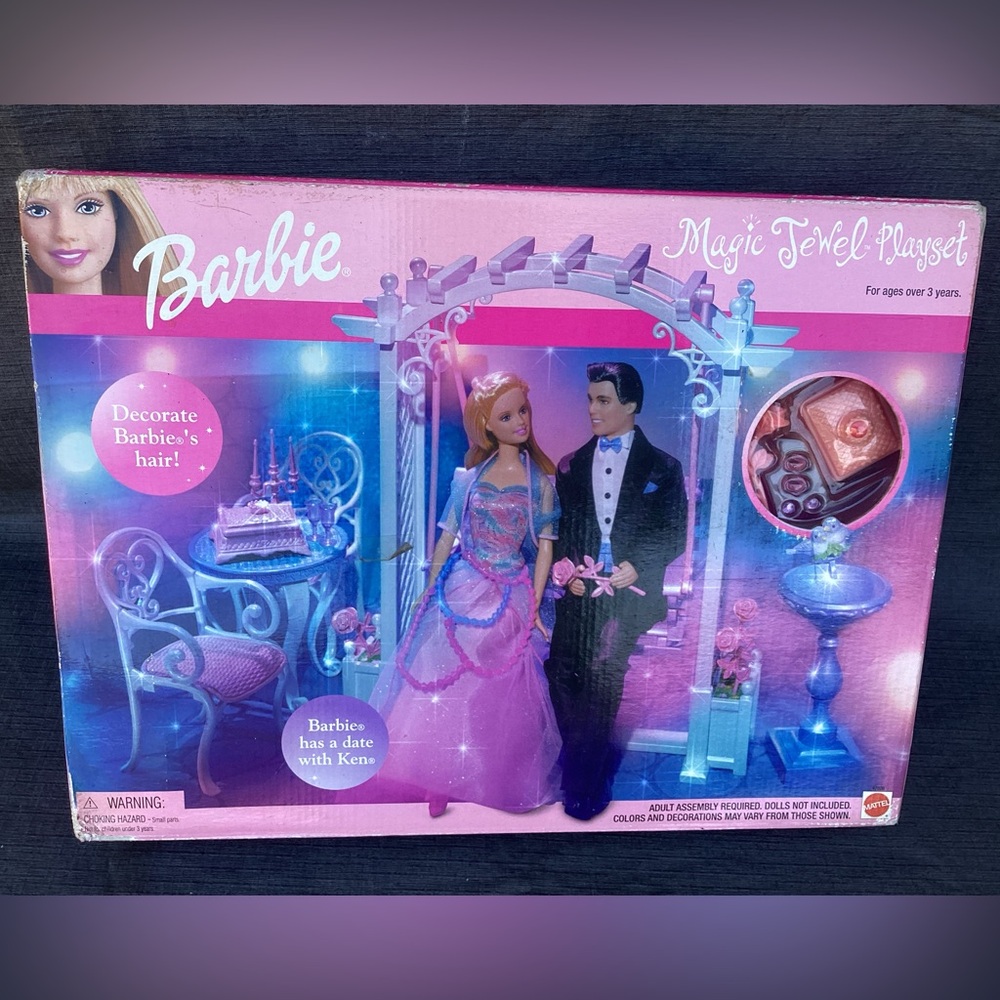 2001 BARBIE MAGIC JEWEL DATE WITH KEN PLAYSET MATTEL NEW SEALED